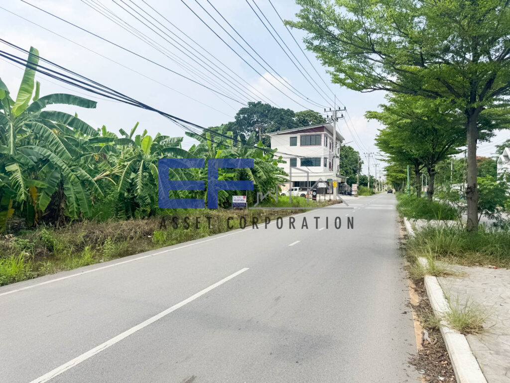 ขายที่ดิน 1ไร่239ตร.ว ติดถนนเอกอุดร เมืองเอกโครงการ1 รังสิต